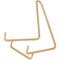 Bard's Gold-toned Wire Easel Stand, 3" H x 2.5" W x 2.5" D
